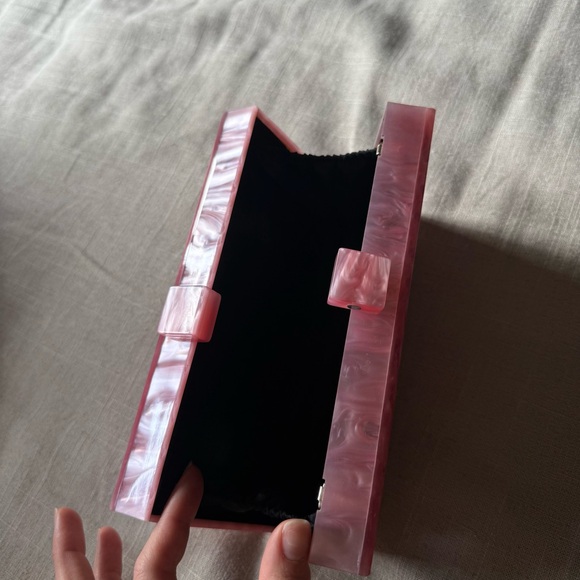 Pink Eye Design Clutch - Picture 4 of 5